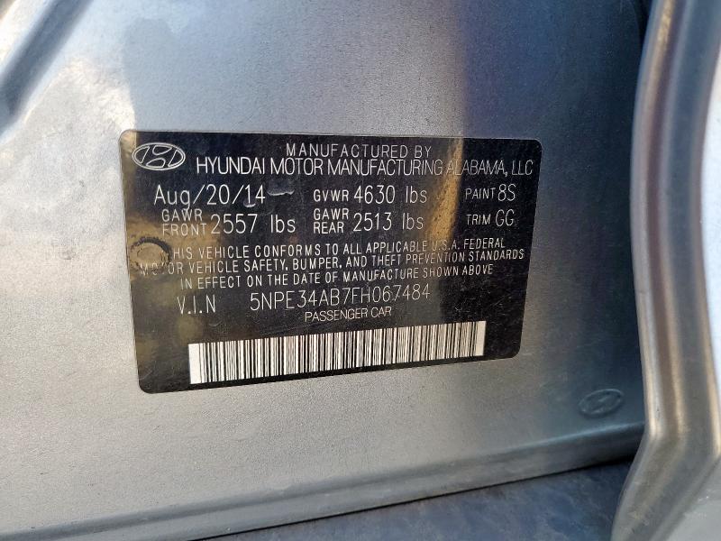 Продажа на аукционе авто 2015 Hyundai Sonata Spo, vin: 5NPE34AB7FH067484, номер лота: 64378815