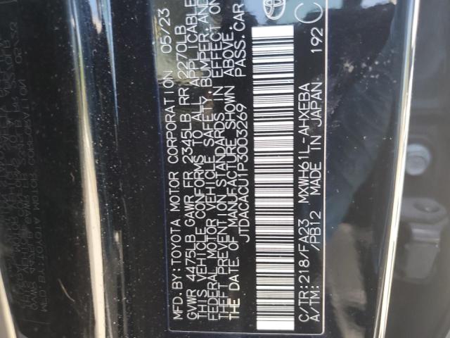 63714605 :رقم المزاد ، JTDACACU1P3003269 vin ، 2023 Toyota Prius Prime مزاد بيع