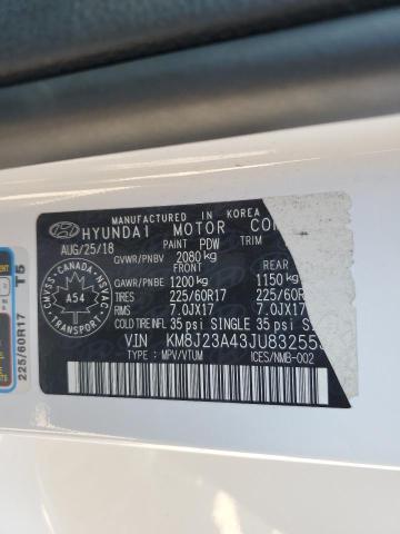 Aukcja sprzedaży 2018 Hyundai Tucson, vin: KM8J23A43JU832553, numer aukcji: 62821995