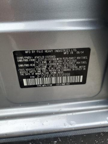 65707165 :رقم المزاد ، JF2GPAVCXE8308998 vin ، 2014 Subaru Xv Crosstr مزاد بيع