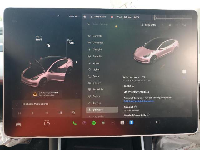 Продажа на аукционе авто 2020 Tesla Model 3, vin: 5YJ3E1EA7LF504444, номер лота: 65380905