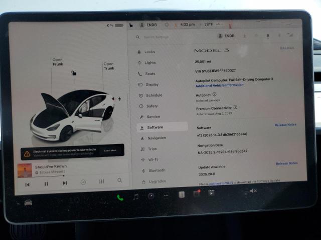 Aukcja sprzedaży 2023 Tesla Model 3, vin: 5YJ3E1EA5PF480327, numer aukcji: 64856385