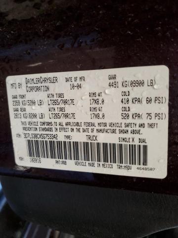 Aukcja sprzedaży 2005 Dodge Ram 3500 S, vin: 3D7LS38CX5G753342, numer aukcji: 61186665