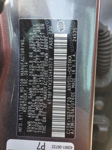 Продажа на аукционе авто 2014 Toyota Camry, vin: 4T1BF1FK2EU463579, номер лота: 63460435