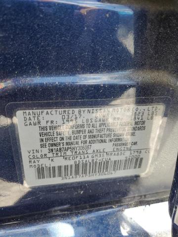 Aukcja sprzedaży 2017 Nissan Sentra, vin: 3N1AB7AP5HY306067, numer aukcji: 63825155