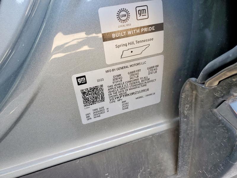 Продажа на аукционе авто 2024 Cadillac Lyriq Spor, vin: 1GYKPTRK0RZ110916, номер лота: 65362415