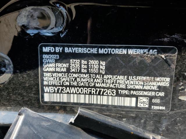 65205775 :رقم المزاد ، WBY73AW00RFR77263 vin ، 2024 Bmw I4 مزاد بيع