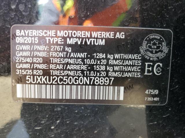 Продажа на аукционе авто 2016 Bmw X6, vin: 5UXKU2C50G0N78897, номер лота: 63328025