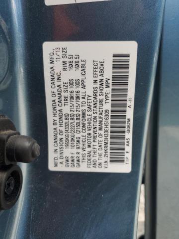 65560315 :رقم المزاد ، 2HKRM3H33EH516309 vin ، 2014 Honda Cr-v Lx مزاد بيع