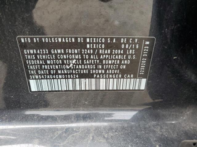 Продажа на аукционе авто 2016 Volkswagen Gti, vin: 3VW547AU4GM010524, номер лота: 63653035