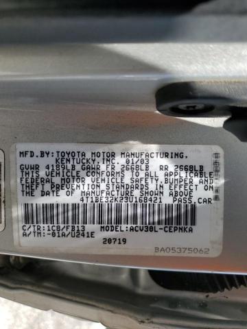 Продаж на аукціоні авто 2003 Toyota Camry, vin: 4T1BE32K23U168421, номер лоту: 65241045