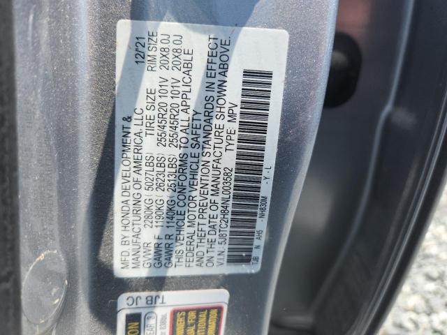 2022 Acura Rdx A-spec მანქანა იყიდება აუქციონზე, vin: 5J8TC2H84NL003582, აუქციონის ნომერი: 64827445