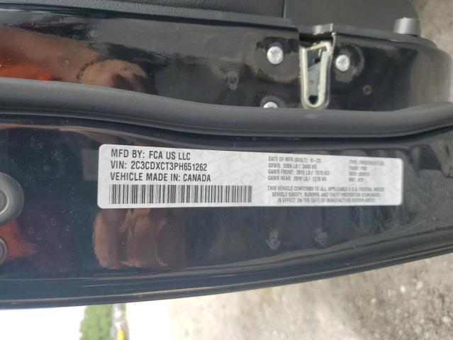 2023 Dodge Charger მანქანა იყიდება აუქციონზე, vin: 2C3CDXCT3PH651262, აუქციონის ნომერი: 64620295