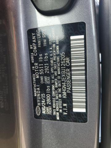 Продажа на аукционе авто 2016 Hyundai Genesis 3., vin: KMHGN4JEXGU126205, номер лота: 64585205
