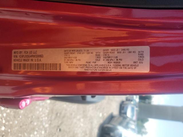 66357945 :رقم المزاد ، 1C4PJXDG4RW338863 vin ، 2024 Jeep Wrangler Sport مزاد بيع