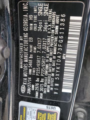 Продажа на аукционе авто 2015 Kia Sorento, vin: 5XYKTDA73FG611386, номер лота: 63097025