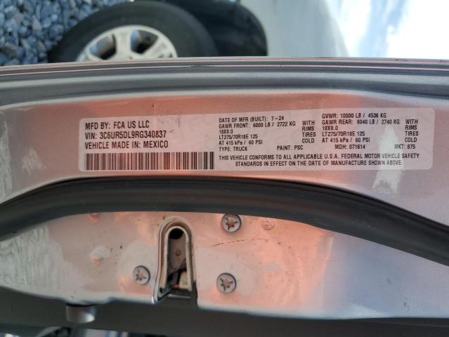 2024 Ram Ram Pickup 2500 მანქანა იყიდება აუქციონზე, vin: 3C6UR5DL9RG340837, აუქციონის ნომერი: 63111355
