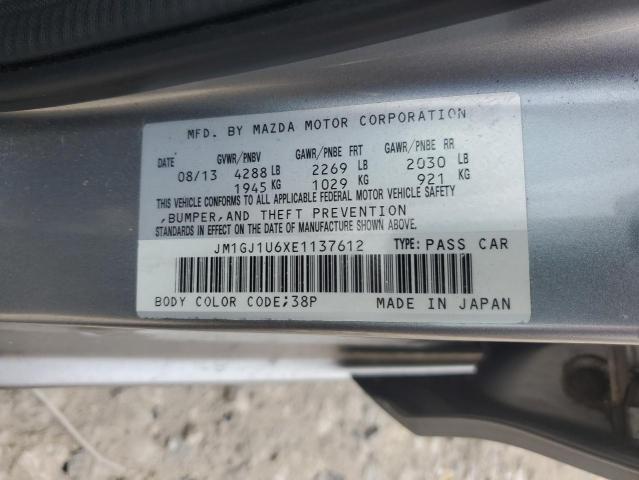 Aukcja sprzedaży 2014 Mazda 6 Sport, vin: JM1GJ1U6XE1137612, numer aukcji: 67098755