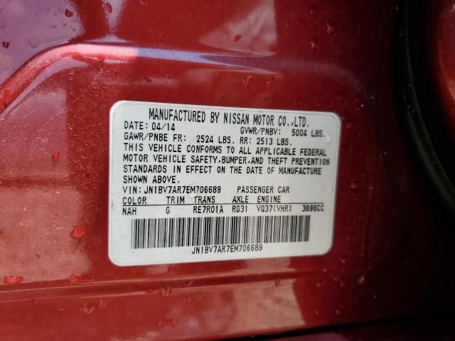 Продажа на аукционе авто 2014 Infiniti Q50 Base, vin: JN1BV7AR7EM706689, номер лота: 63853465