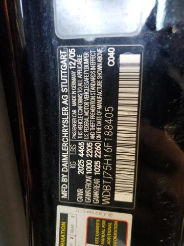 Aukcja sprzedaży 2006 Mercedes-benz Clk, vin: WDBTJ75H16F188405, numer aukcji: 63801975