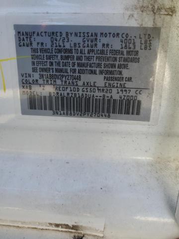 Продаж на аукціоні авто 2023 Nissan Sentra, vin: 3N1AB8DV2PY270448, номер лоту: 64960635