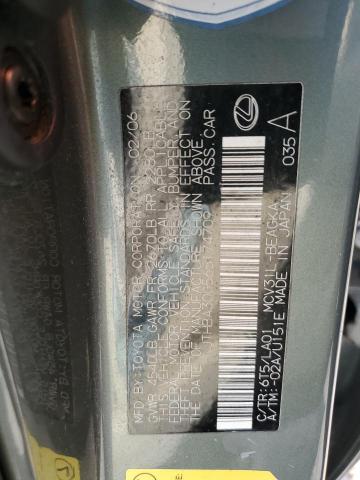 65333195 :رقم المزاد ، JTHBA30G565174709 vin ، 2006 Lexus Es 330 مزاد بيع