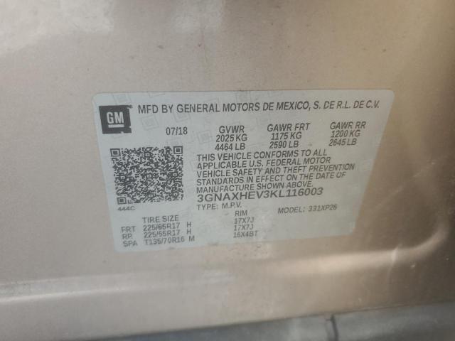 Продаж на аукціоні авто 2019 Chevrolet Equinox Ls, vin: 3GNAXHEV3KL116003, номер лоту: 64091745