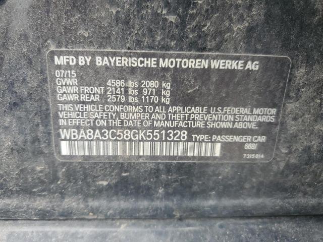 Продаж на аукціоні авто 2016 Bmw 320 I, vin: WBA8A3C58GK551328, номер лоту: 65044365