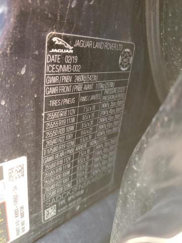 Aukcja sprzedaży 2019 Jaguar F-pace Pre, vin: SADCK2FN5KA605736, numer aukcji: 63928215