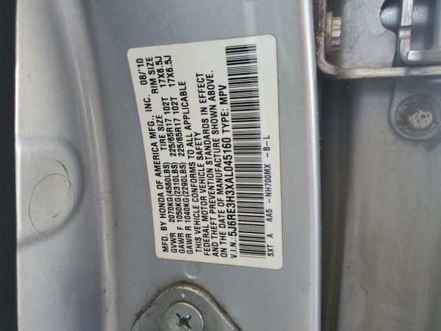 Aukcja sprzedaży 2010 Honda Cr-v Lx, vin: 5J6RE3H3XAL045160, numer aukcji: 64875695