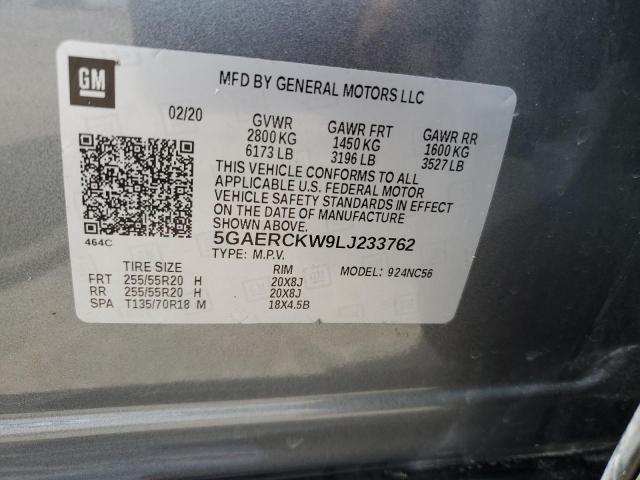 Aukcja sprzedaży 2020 Buick Enclave Pr, vin: 5GAERCKW9LJ233762, numer aukcji: 67094095