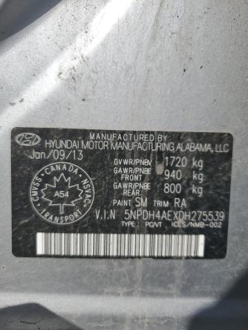 63660125 :رقم المزاد ، 5NPDH4AEXDH275539 vin ، 2013 Hyundai Elantra مزاد بيع