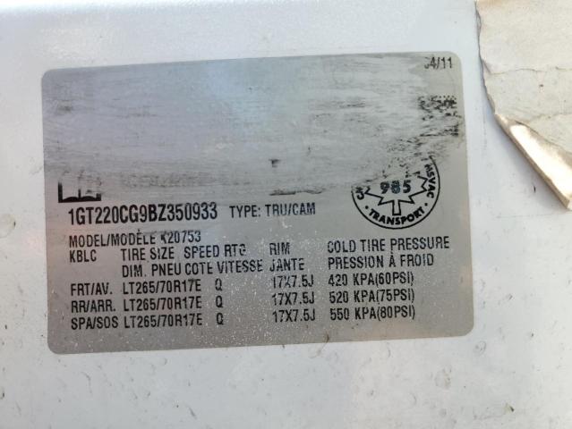 Aukcja sprzedaży 2011 Gmc Sierra K25, vin: 1GT220CG9BZ350933, numer aukcji: 63438795