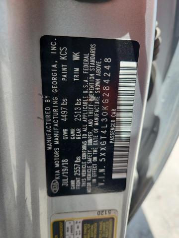 Auction sale of the 2019 Kia Optima, vin: 5XXGT4L30KG284248, lot number: 64956915