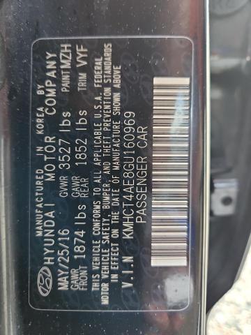 Aukcja sprzedaży 2016 Hyundai Accent Se, vin: KMHCT4AE8GU160969, numer aukcji: 65585635