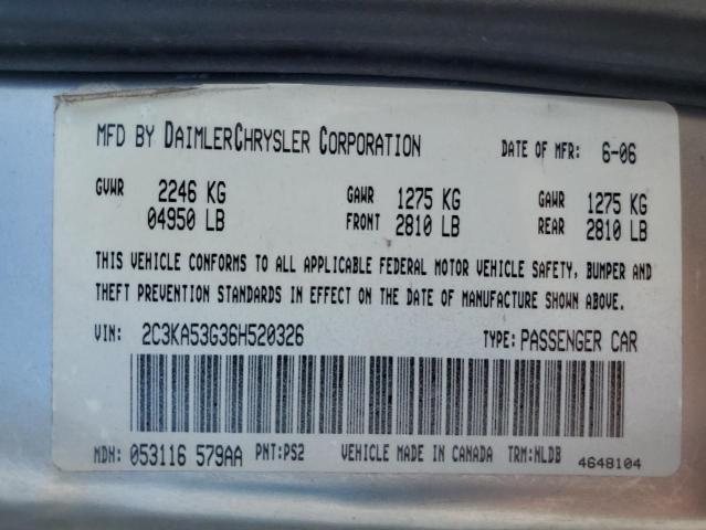 Продаж на аукціоні авто 2006 Chrysler 300, vin: 2C3KA53GX6H115502, номер лоту: 63117665