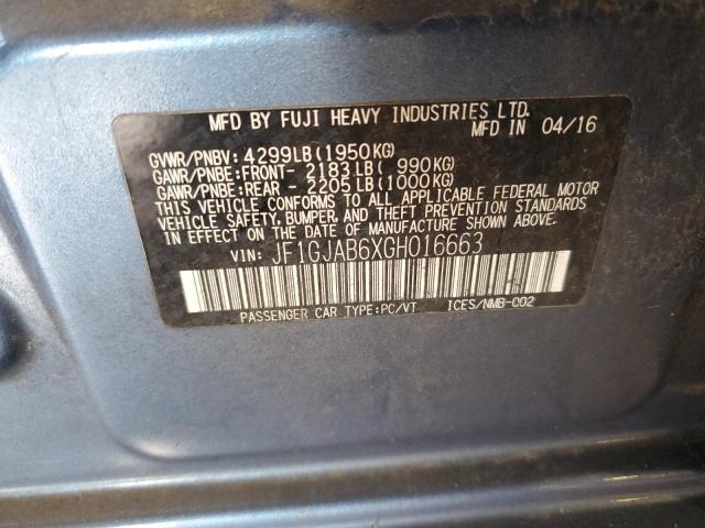 Продажа на аукционе авто 2016 Subaru Impreza Pr, vin: JF1GJAB6XGH016663, номер лота: 66744705
