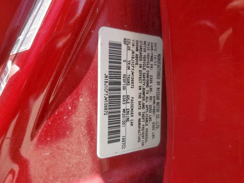 Продажа на аукционе авто 2018 Nissan Rogue Spor, vin: JN1BJ1CP7JW106872, номер лота: 65716645
