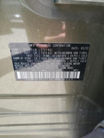 Продаж на аукціоні авто 2022 Subaru Ascent, vin: 4S4WMAEDXN3426134, номер лоту: 64400165
