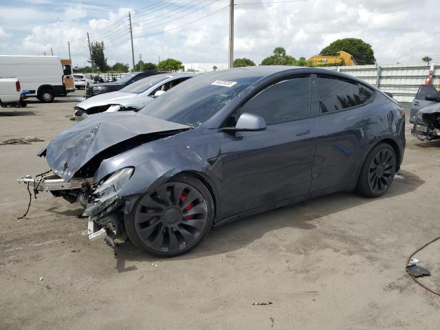 61816006 :رقم المزاد ، 7SAYGDEF7NF366990 vin ، 2022 Tesla Model Y مزاد بيع