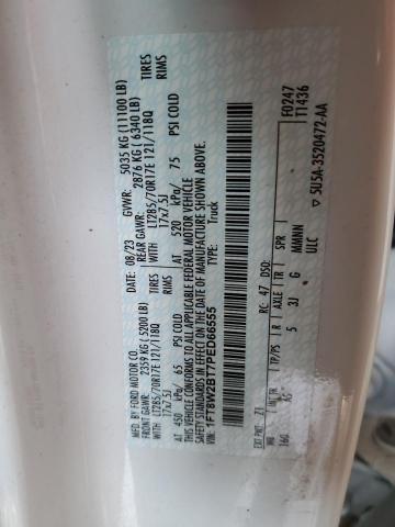 2023 Ford F250 Super Duty მანქანა იყიდება აუქციონზე, vin: 1FT8W2BT7PED66555, აუქციონის ნომერი: 66209985