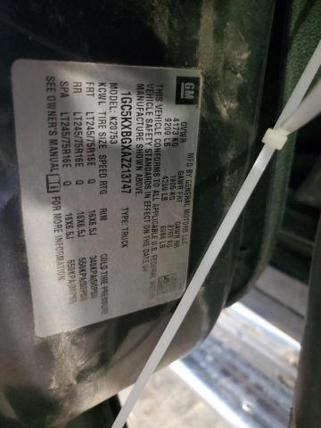 62750945 :رقم المزاد ، 1GC5KXBGXAZ213747 vin ، 2010 Chevrolet Silverado مزاد بيع