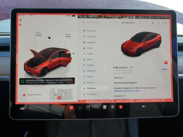 66734505 :رقم المزاد ، 7SAYGDEEXPF585775 vin ، 2023 Tesla Model Y مزاد بيع