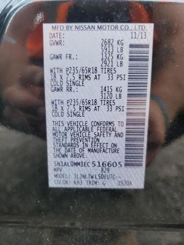 Продаж на аукціоні авто 2014 Infiniti Qx60, vin: 5N1AL0MM1EC516605, номер лоту: 66775025
