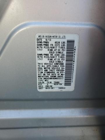 Aukcja sprzedaży 2013 Nissan Rogue, vin: JN8AS5MV9DW650017, numer aukcji: 66231155