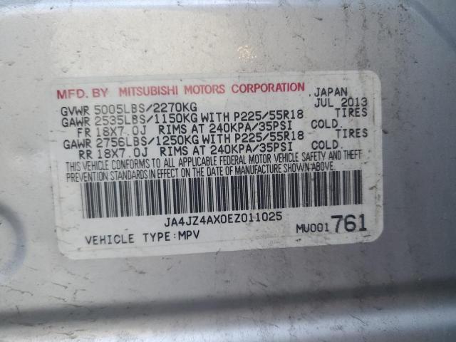 Aukcja sprzedaży 2014 Mitsubishi Outlander, vin: JA4JZ4AX0EZ011025, numer aukcji: 64267845
