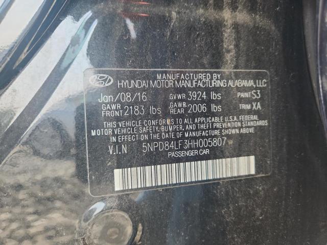 66162335 :رقم المزاد ، 5NPD84LF3HH005807 vin ، 2017 Hyundai Elantra Se مزاد بيع
