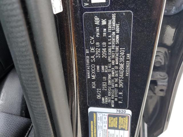 64278915 :رقم المزاد ، 3KPF34AD8ME382401 vin ، 2021 Kia Forte Gt Line مزاد بيع