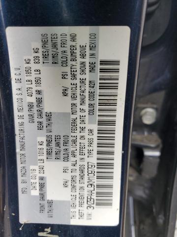 Aukcja sprzedaży 2019 Mazda 3 Select, vin: 3MZBPAAL9KM109797, numer aukcji: 64428295