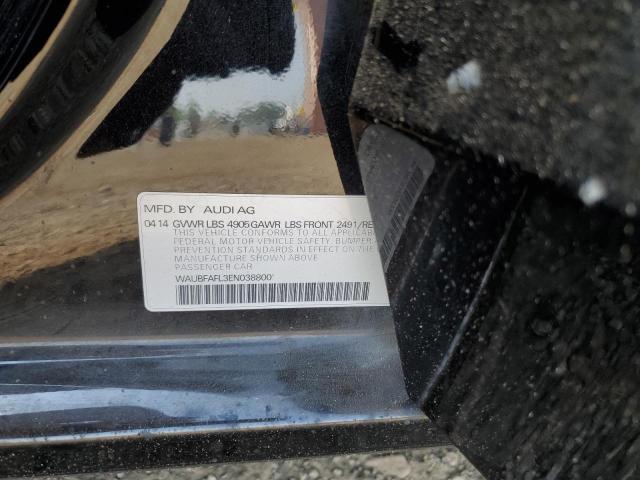 2014 Audi A4 Premium მანქანა იყიდება აუქციონზე, vin: WAUBFAFL3EN038800, აუქციონის ნომერი: 63308755